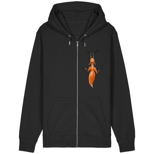 Rotes Eichhörnchen hängt ab - Organic Relaxed Zipper
