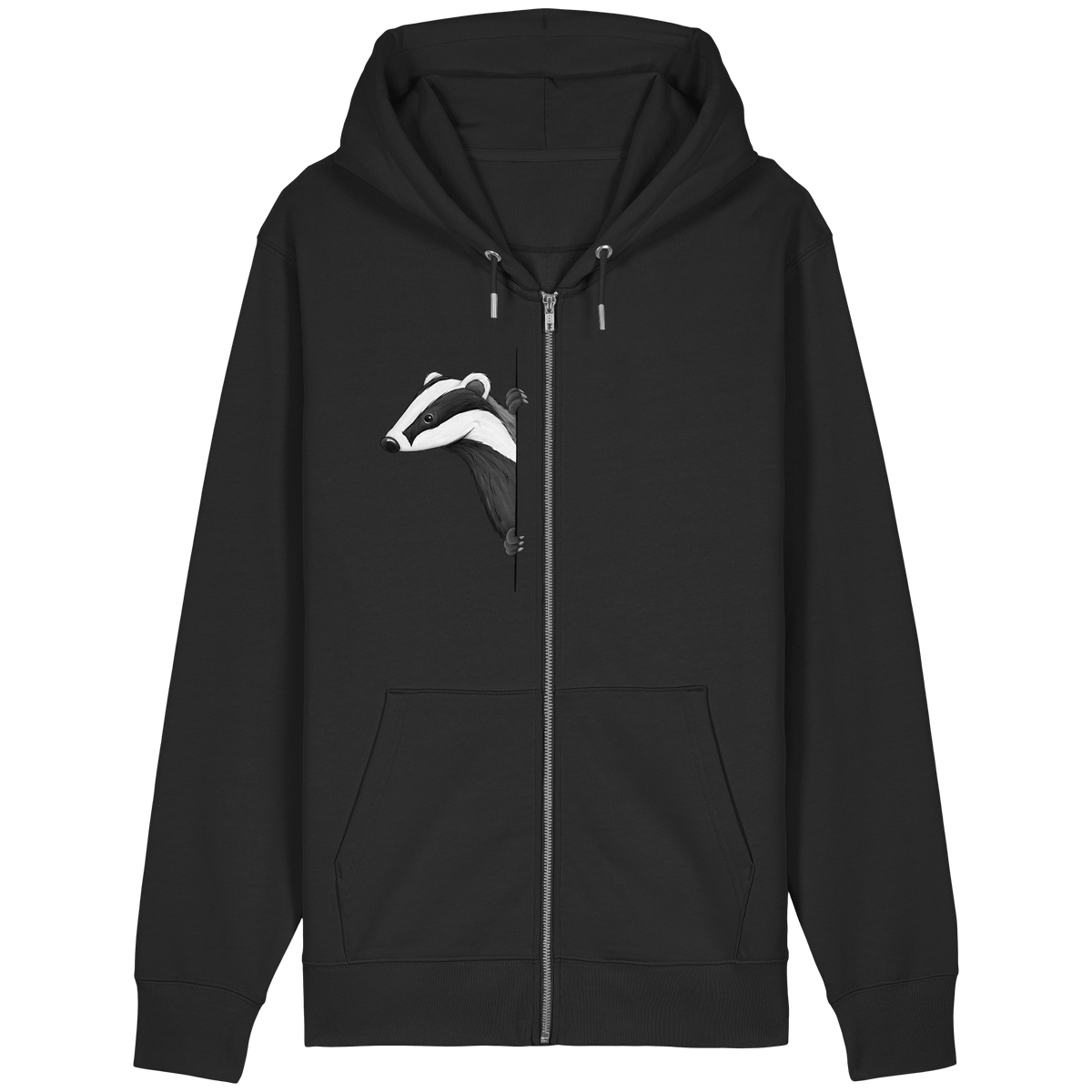 Lässiger Dachs Meister Grimbart - Organic Relaxed Zipper