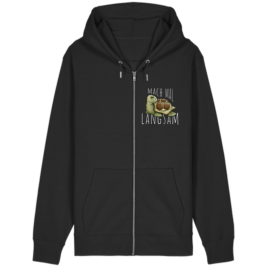 Mach mal langsam Schildkröte - Organic Relaxed Zipper