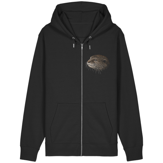 Otter Bleistift Zeichnung KritzelKunst - Organic Relaxed Zipper
