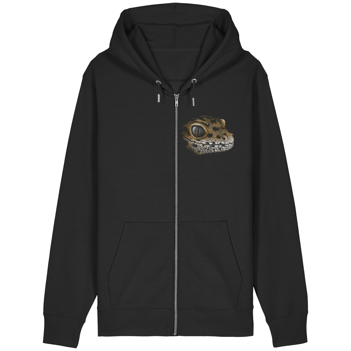 Leopard Gecko Skizze Kritzelkunst - Organic Relaxed Zipper