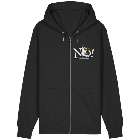 Nö Kein Bock Möwe - Organic Relaxed Zipper