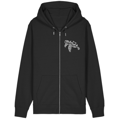schwimmende Meeres-Schildkröte - Organic Relaxed Zipper