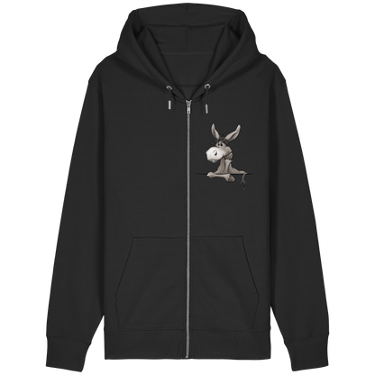 Lustiger lässiger Esel - Organic Relaxed Zipper