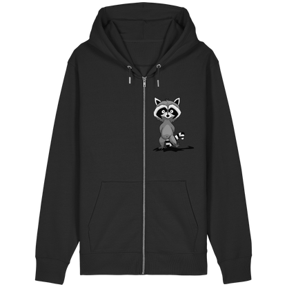 Frecher kleiner Waschbär - Organic Relaxed Zipper