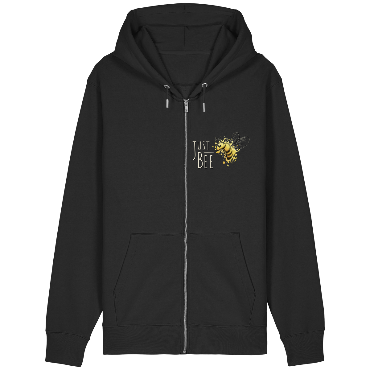 Just Bee, kleine Honig-Biene - Organic Relaxed Zipper