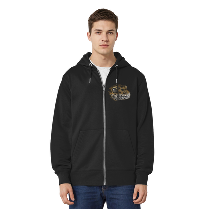 Leopard Gecko Skizze Kritzelkunst - Organic Relaxed Zipper