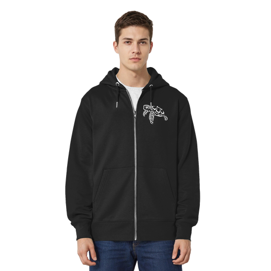 schwimmende Meeres-Schildkröte - Organic Relaxed Zipper