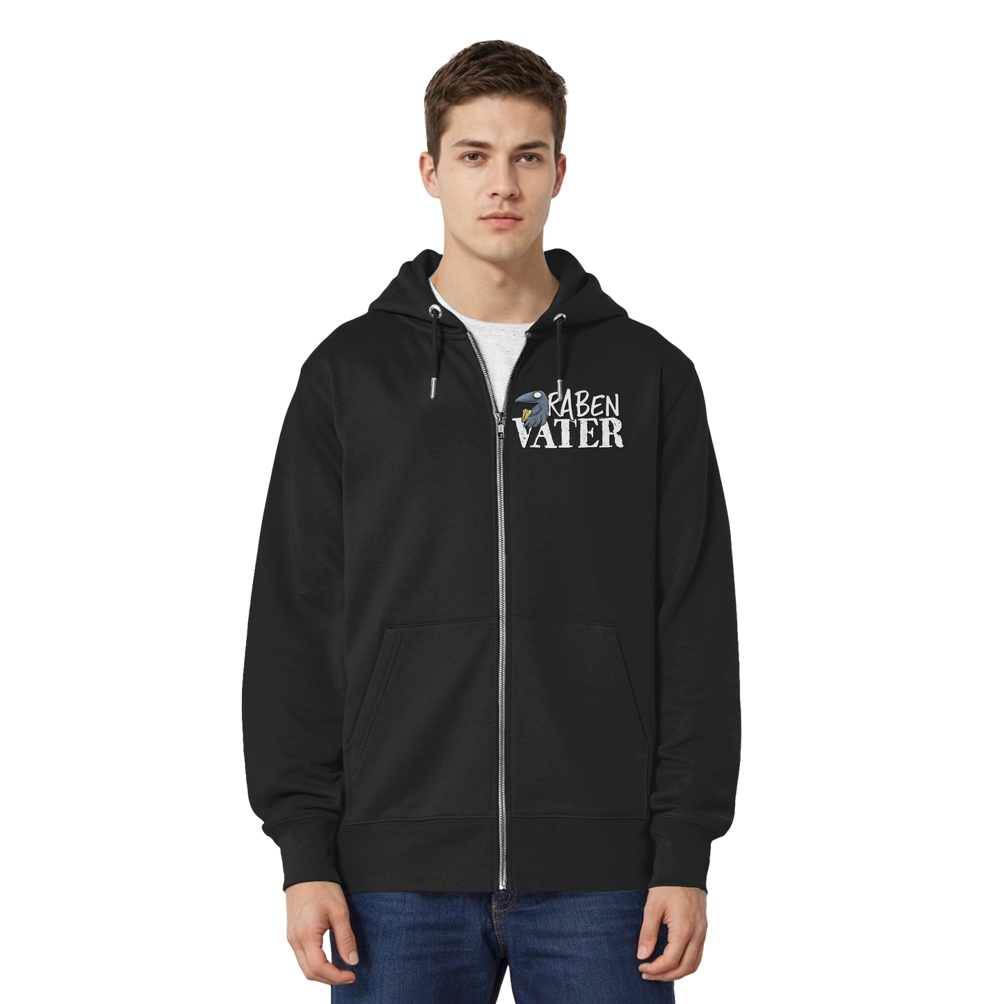 Rabenvater Krähenpapa - Organic Relaxed Zipper