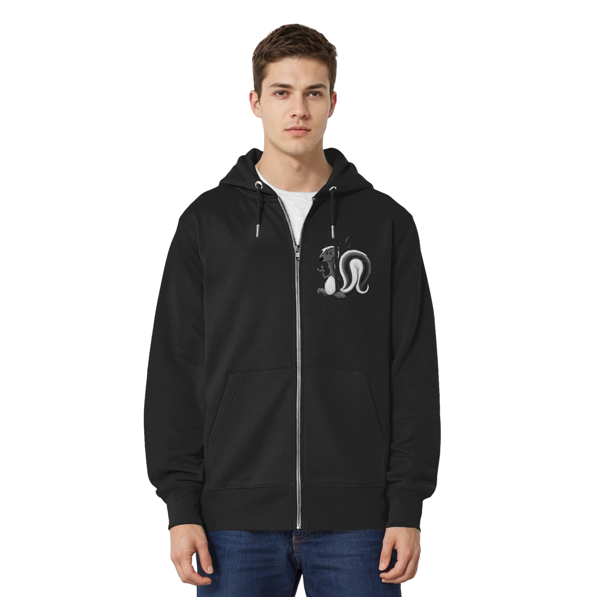 Lustig stinkiges Stinktier - Organic Relaxed Zipper