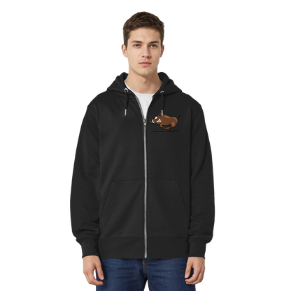 sauwildes Wildschwein | Wildsau  - Organic Relaxed Zipper