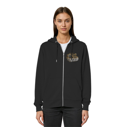 Leopard Gecko Skizze Kritzelkunst - Organic Relaxed Zipper