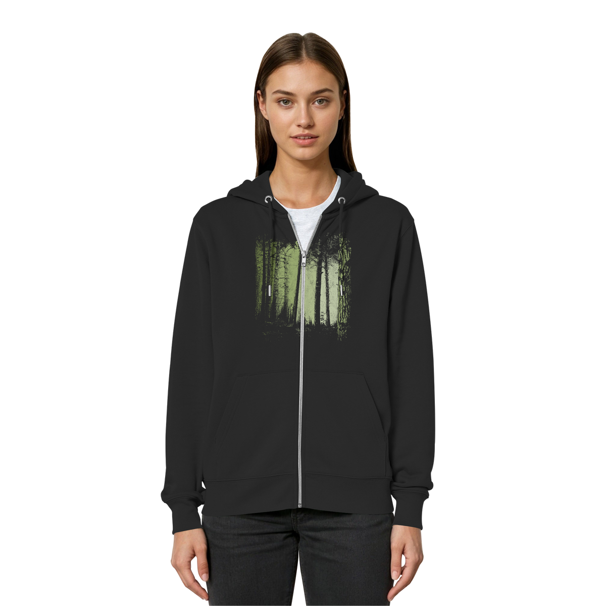 Zwielicht Wald - Organic Relaxed Zipper