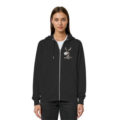 Lustiger lässiger Esel - Organic Relaxed Zipper