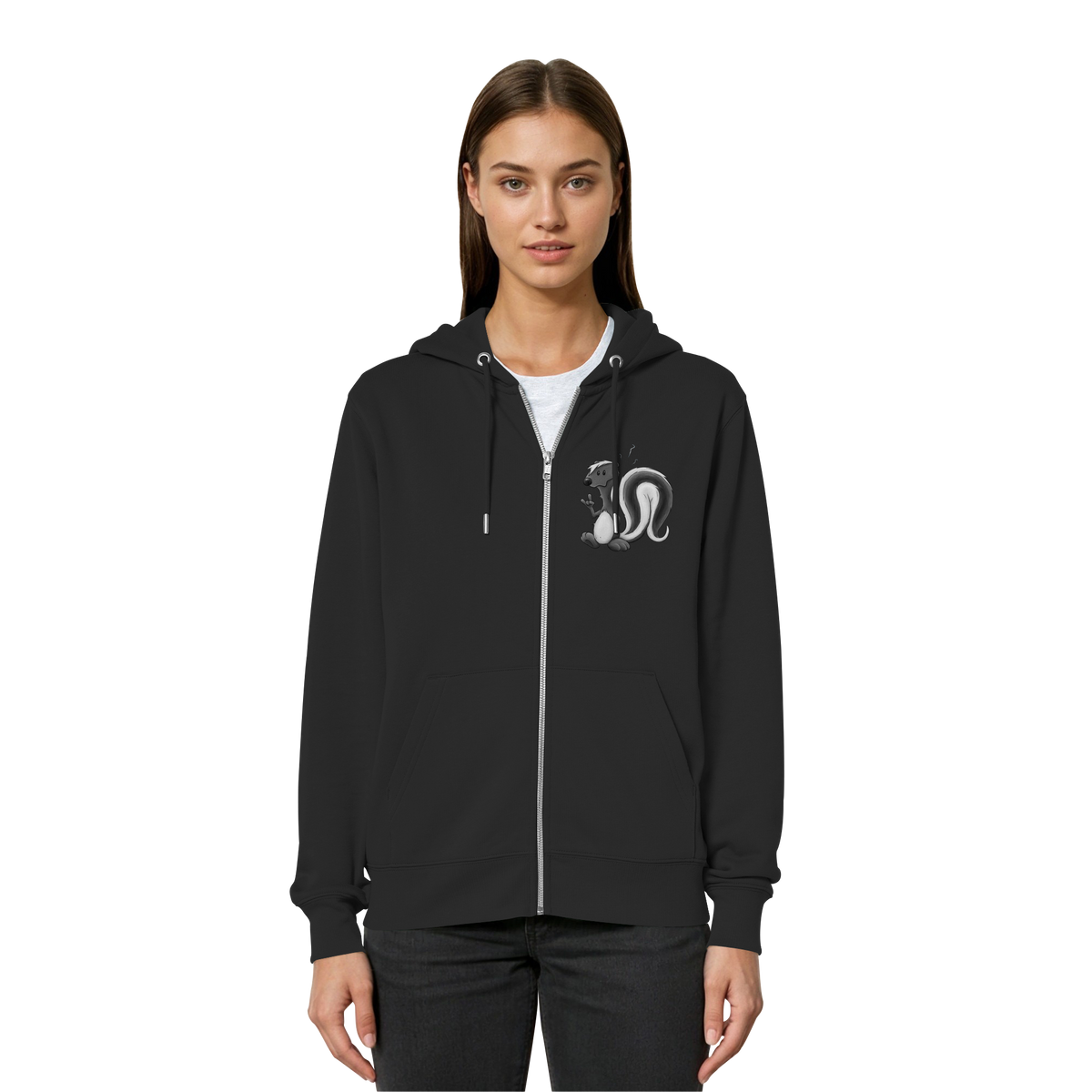 Lustig stinkiges Stinktier - Organic Relaxed Zipper