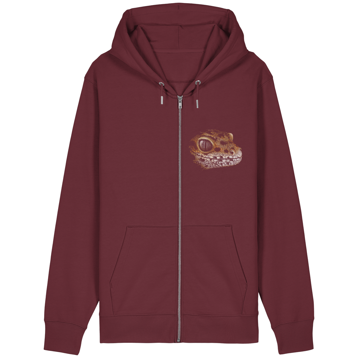 Leopard Gecko Skizze Kritzelkunst - Organic Relaxed Zipper