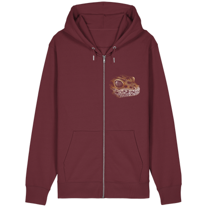 Leopard Gecko Skizze Kritzelkunst - Organic Relaxed Zipper