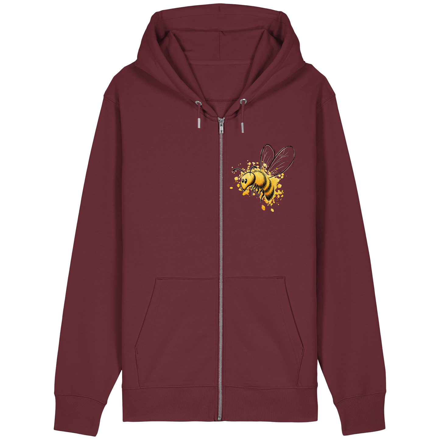 Lässige kleine Honig-Biene - Organic Relaxed Zipper
