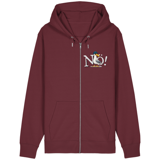 Nö Kein Bock Möwe - Organic Relaxed Zipper