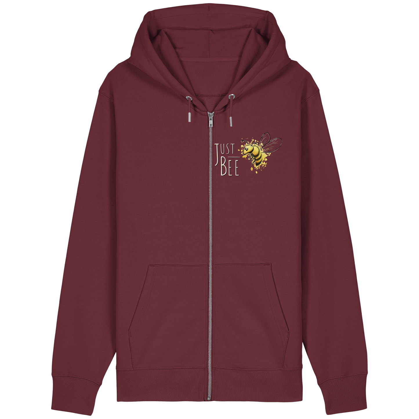 Just Bee, kleine Honig-Biene - Organic Relaxed Zipper