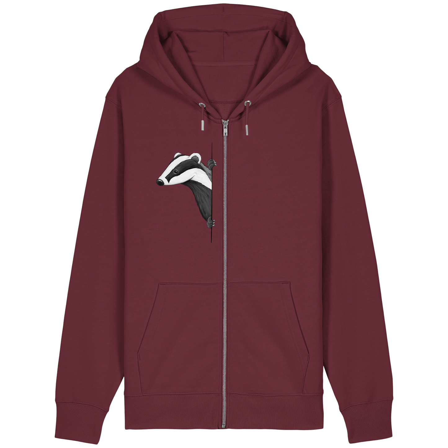 Lässiger Dachs Meister Grimbart - Organic Relaxed Zipper