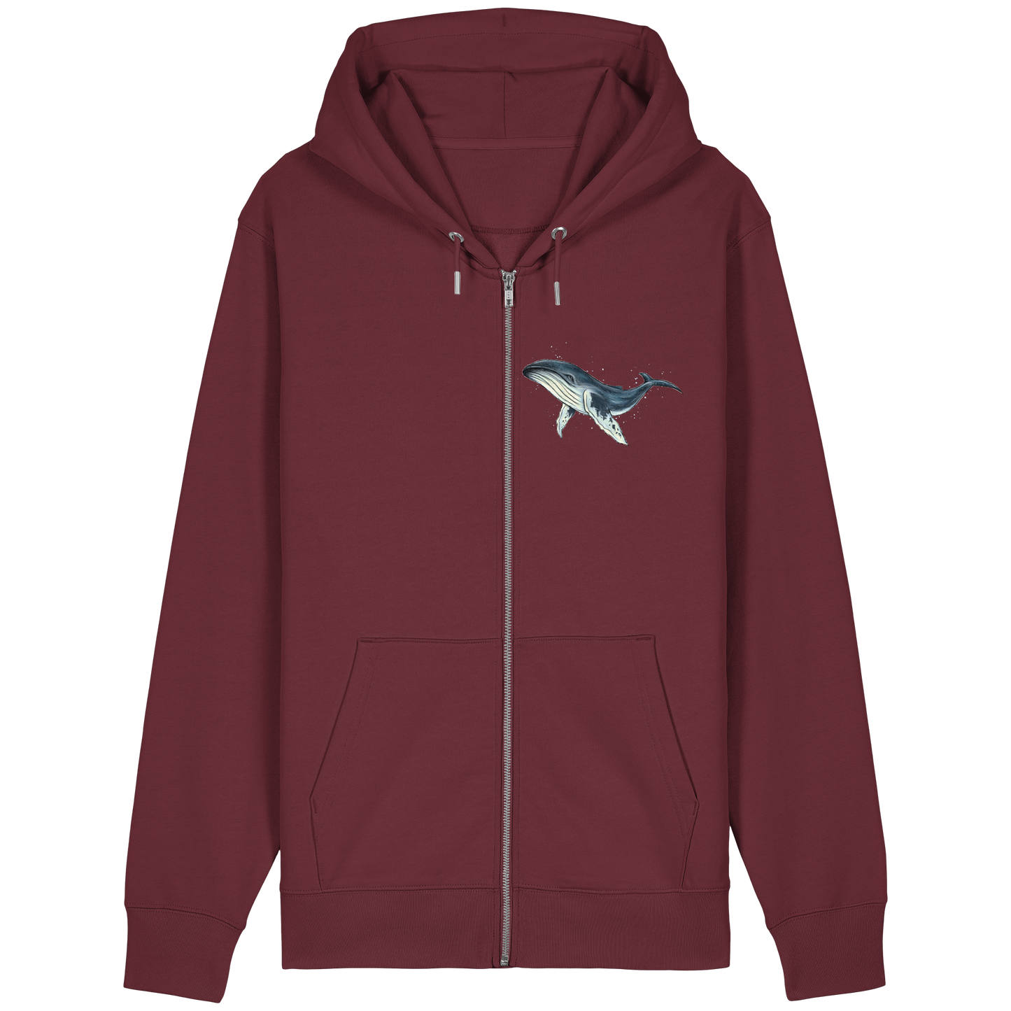 Tiefsee Ozean-Riese Buckelwal - Organic Relaxed Zipper