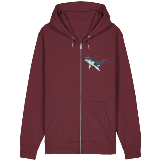 Tiefsee Ozean-Riese Buckelwal - Organic Relaxed Zipper