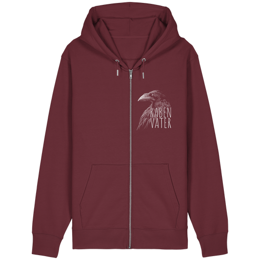 Rabenvater schwarzer Rabe Krähe - Organic Relaxed Zipper