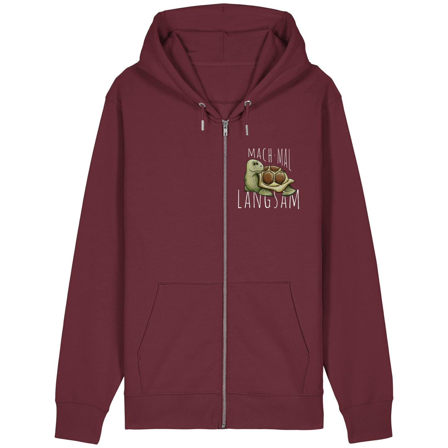 Mach mal langsam Schildkröte - Organic Relaxed Zipper