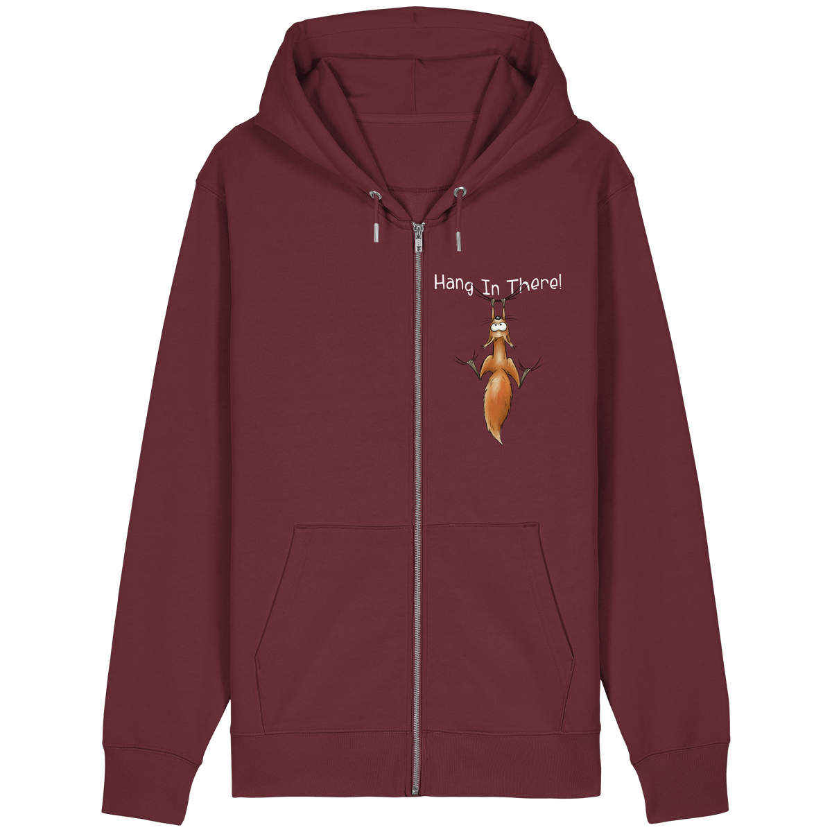Hang In There | Lässiges Eichhörnchen - Organic Relaxed Zipper