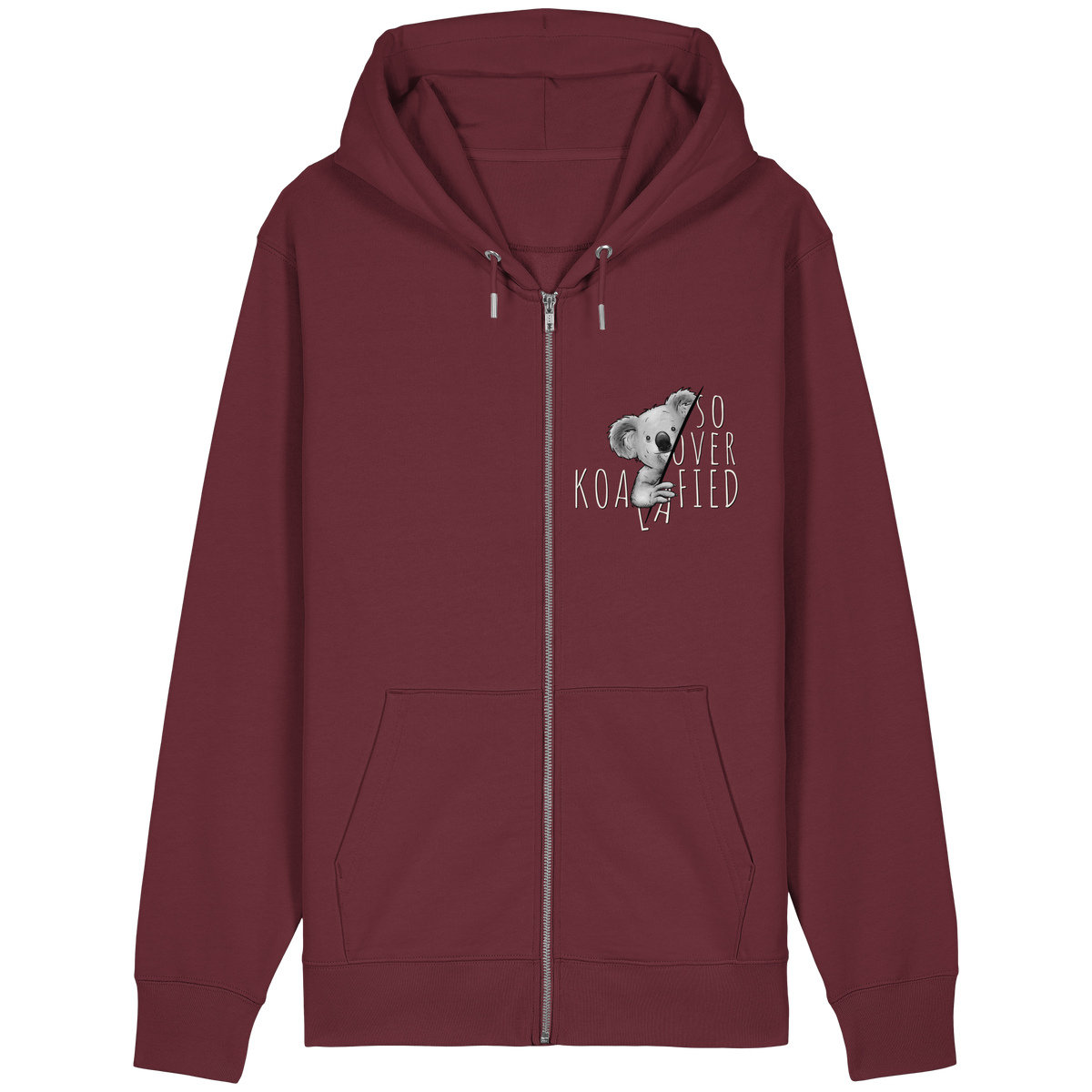 So Over-Koalafied Koala - Organic Relaxed Zipper