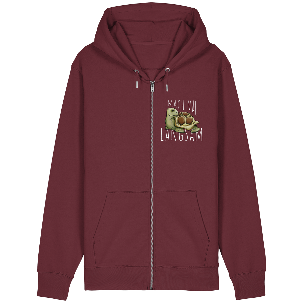 Mach mal langsam Schildkröte - Organic Relaxed Zipper