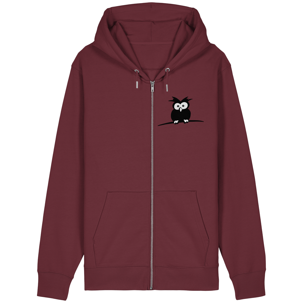Kleine struppige Eule - Organic Relaxed Zipper