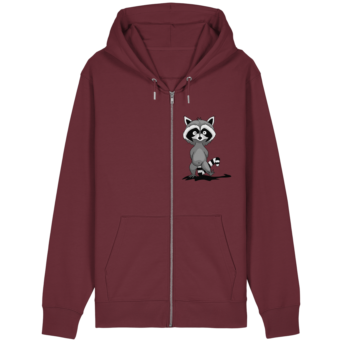 Frecher kleiner Waschbär - Organic Relaxed Zipper
