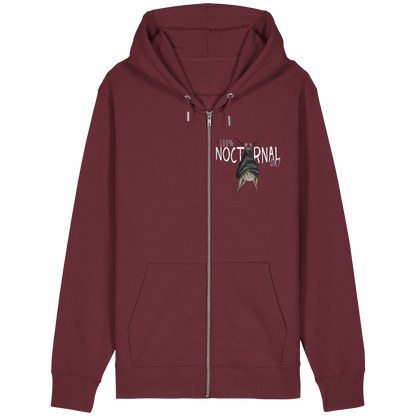 100% nachtaktive Fledermaus - Organic Relaxed Zipper