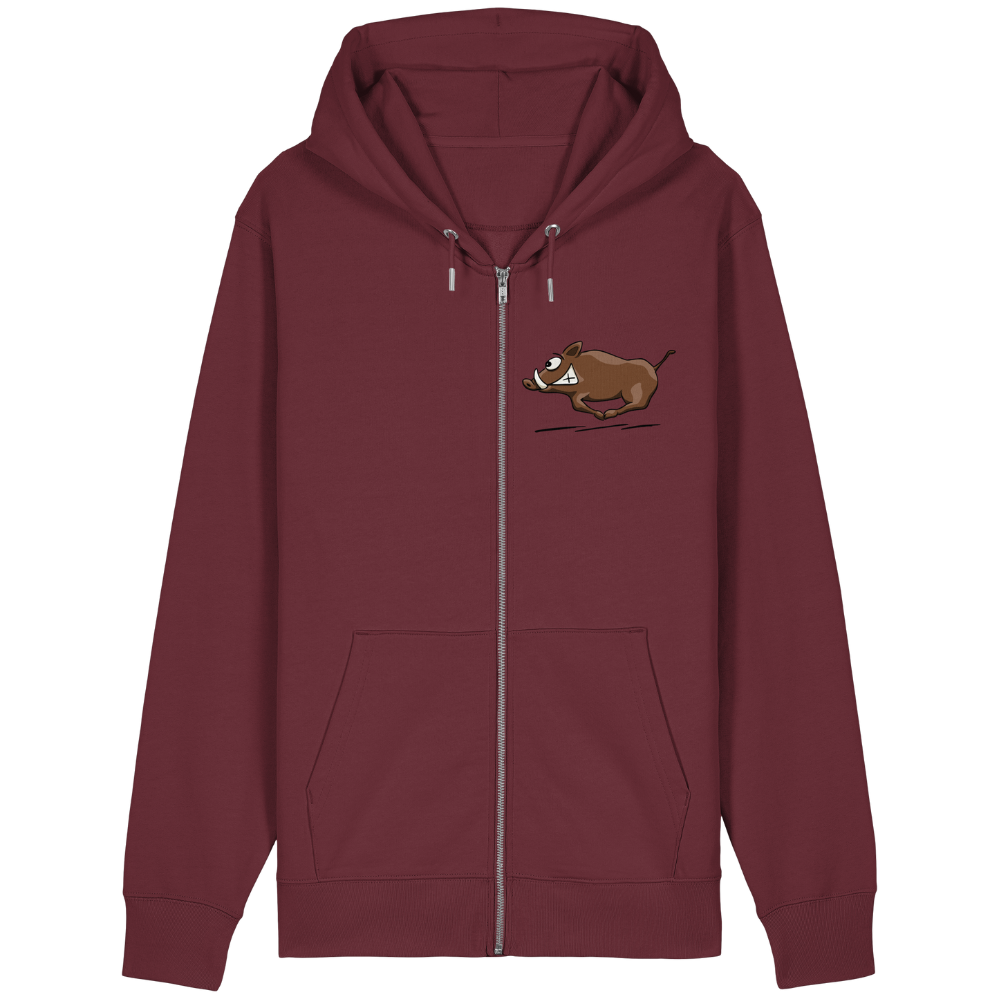 sauwildes Wildschwein | Wildsau  - Organic Relaxed Zipper