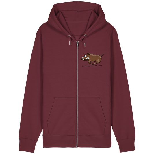 sauwildes Wildschwein | Wildsau  - Organic Relaxed Zipper
