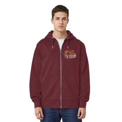 Leopard Gecko Skizze Kritzelkunst - Organic Relaxed Zipper
