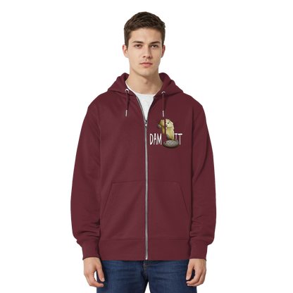 Dam It Verdammt Lustiger Biber - Organic Relaxed Zipper