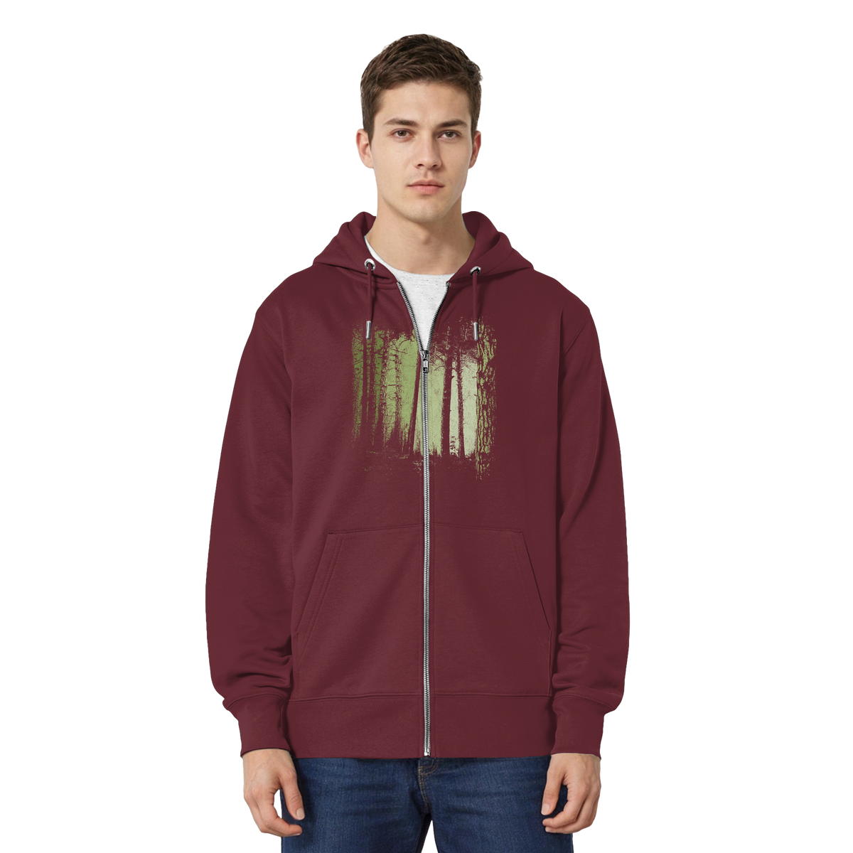 Zwielicht Wald - Organic Relaxed Zipper