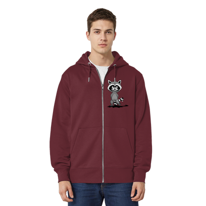 Frecher kleiner Waschbär - Organic Relaxed Zipper