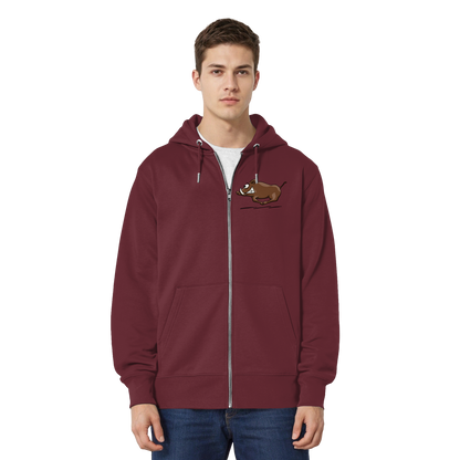 sauwildes Wildschwein | Wildsau  - Organic Relaxed Zipper