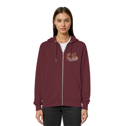 Leopard Gecko Skizze Kritzelkunst - Organic Relaxed Zipper