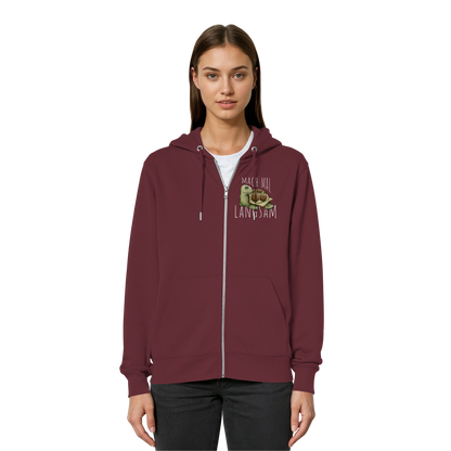 Mach mal langsam Schildkröte - Organic Relaxed Zipper