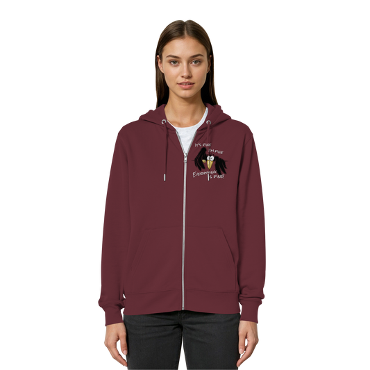 I’m Fine Rabe | Alles Gut Krähe - Organic Relaxed Zipper