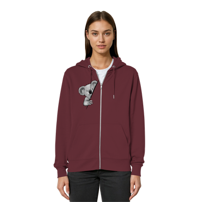 Koala Bär Illustration - Organic Relaxed Zipper