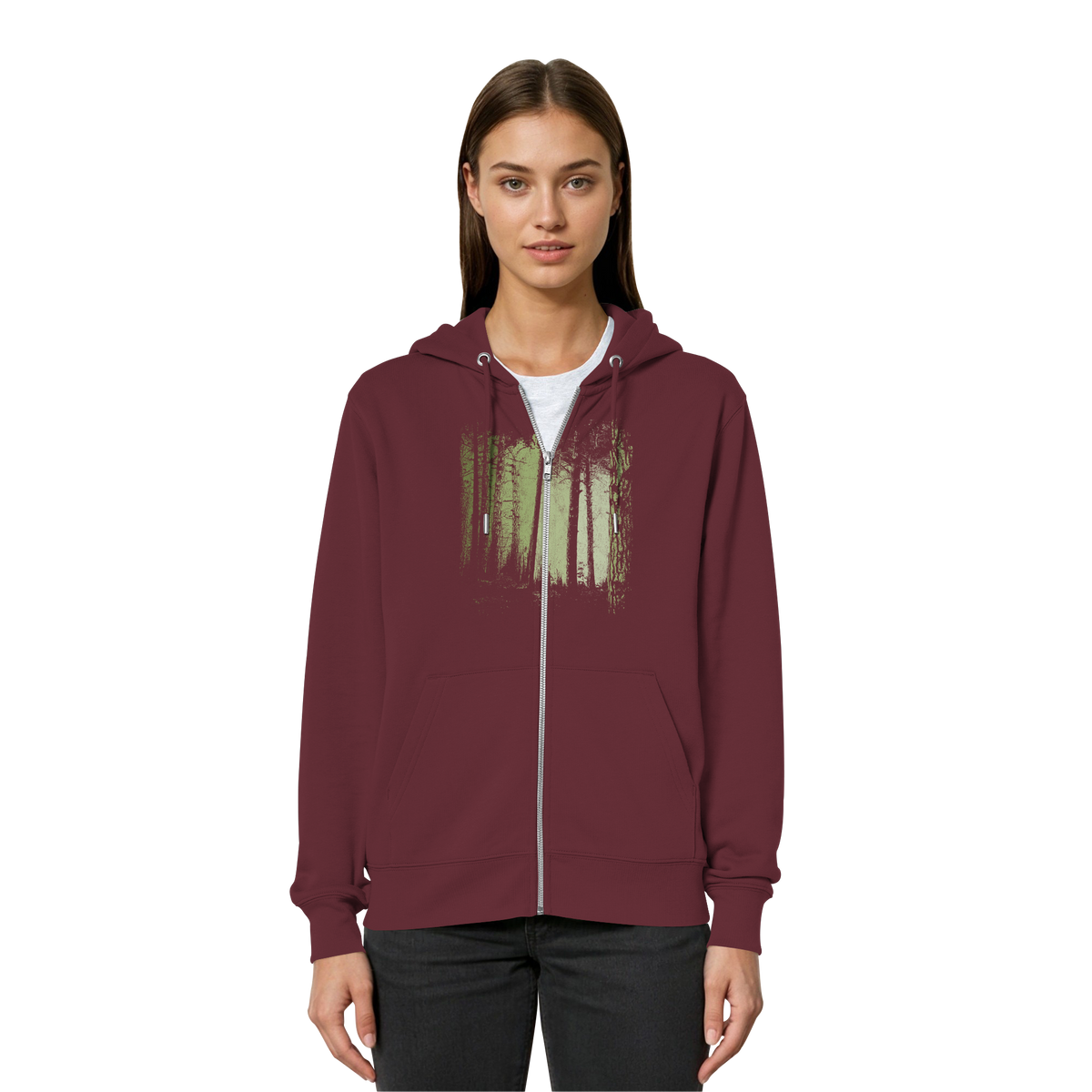 Zwielicht Wald - Organic Relaxed Zipper