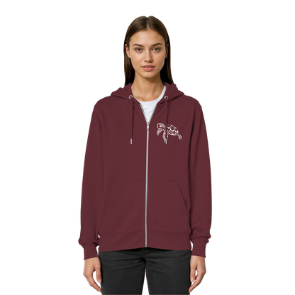 schwimmende Meeres-Schildkröte - Organic Relaxed Zipper