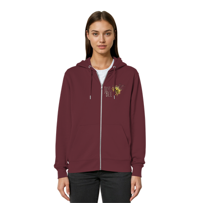 Just Bee, kleine Honig-Biene - Organic Relaxed Zipper