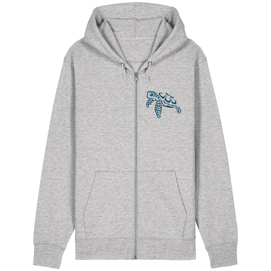 Lässig lustige Wasserschildkröte - Organic Relaxed Zipper
